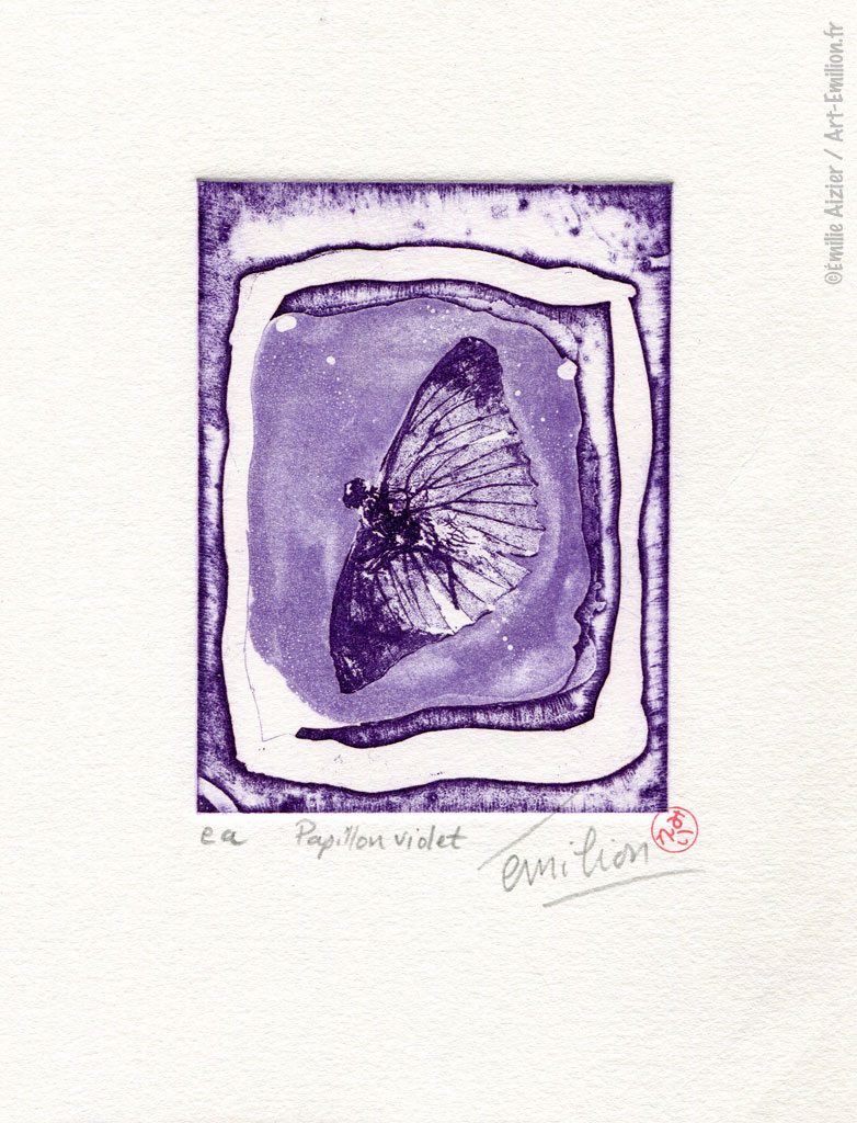article image Papillon violet